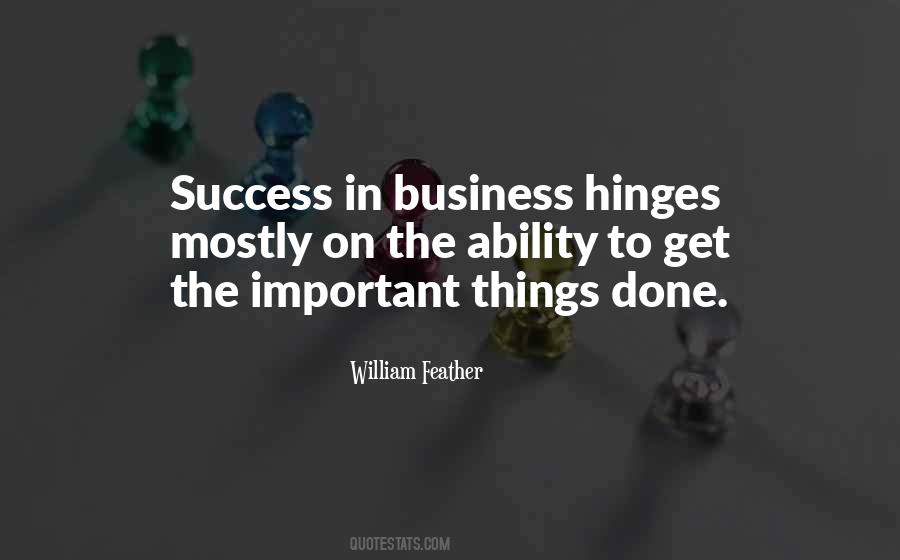 Quotes About Success In Business #453690