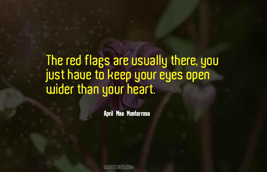 Quotes About Red Flags #1077628