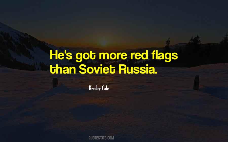 Quotes About Red Flags #1209142