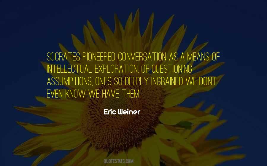 Quotes About Intellectual Conversation #1505354