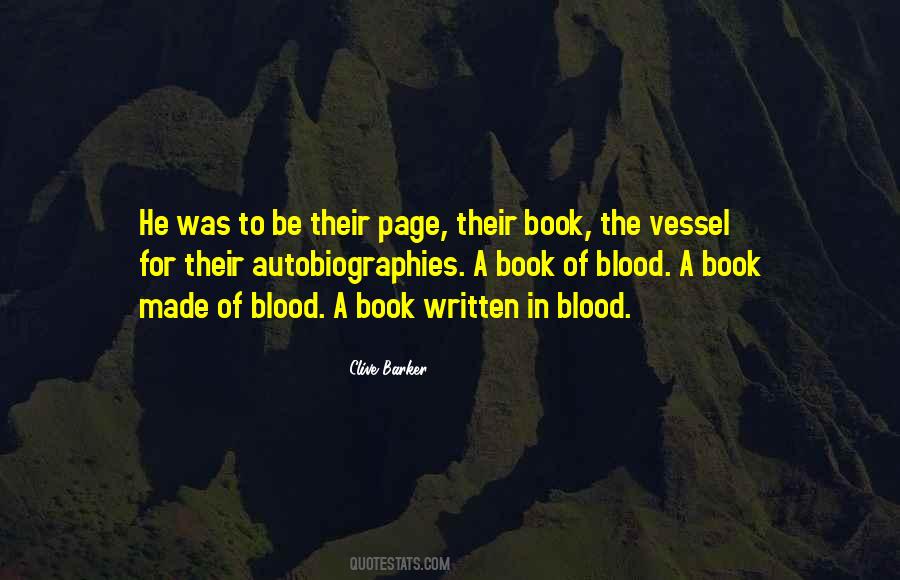 Blood Book Quotes #1609924