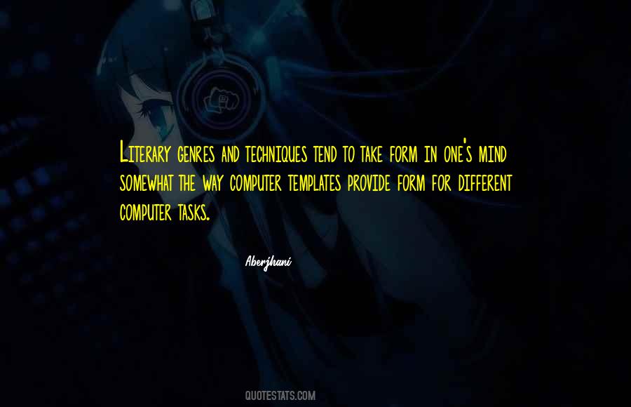 Quotes About Literary Genre #68784