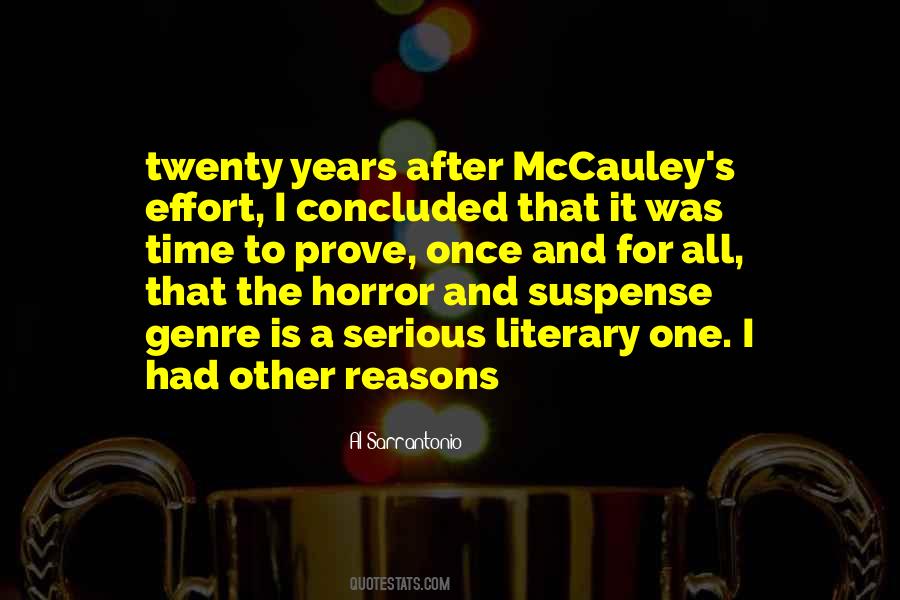Quotes About Literary Genre #829398