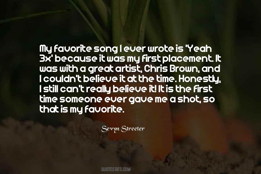 Quotes About My Favorite Song #595527