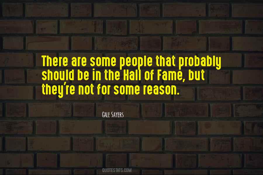 Quotes About Hall Of Fame #205401