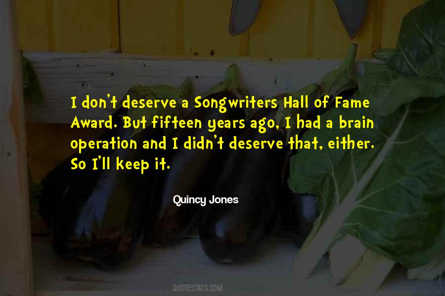 Quotes About Hall Of Fame #373155