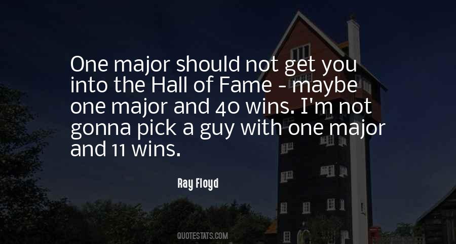 Quotes About Hall Of Fame #498260