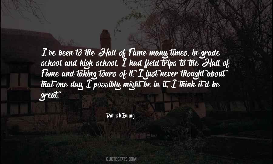 Quotes About Hall Of Fame #630698