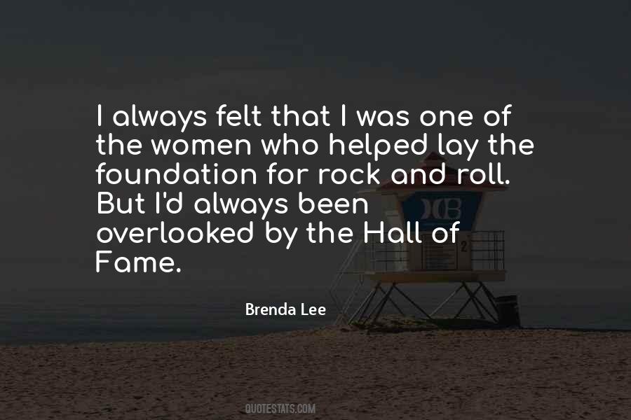 Quotes About Hall Of Fame #690992