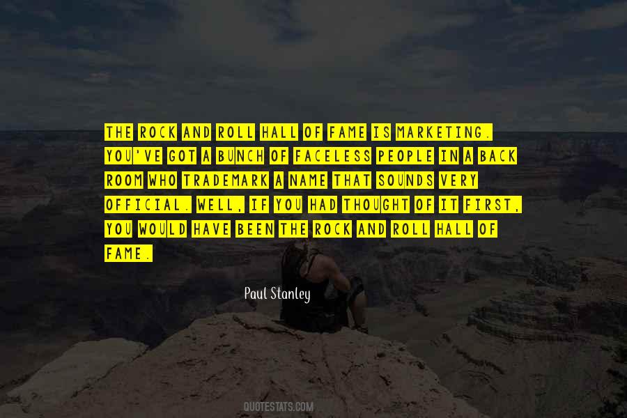 Quotes About Hall Of Fame #712597