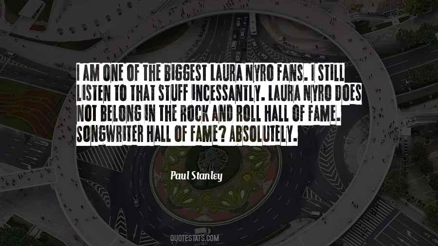 Quotes About Hall Of Fame #730744