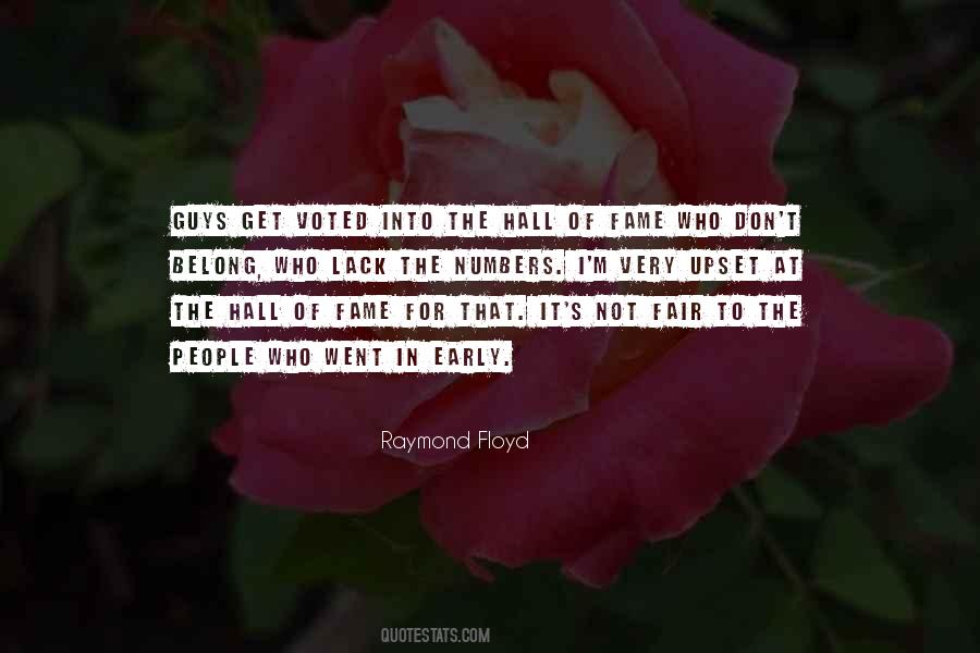 Quotes About Hall Of Fame #759698