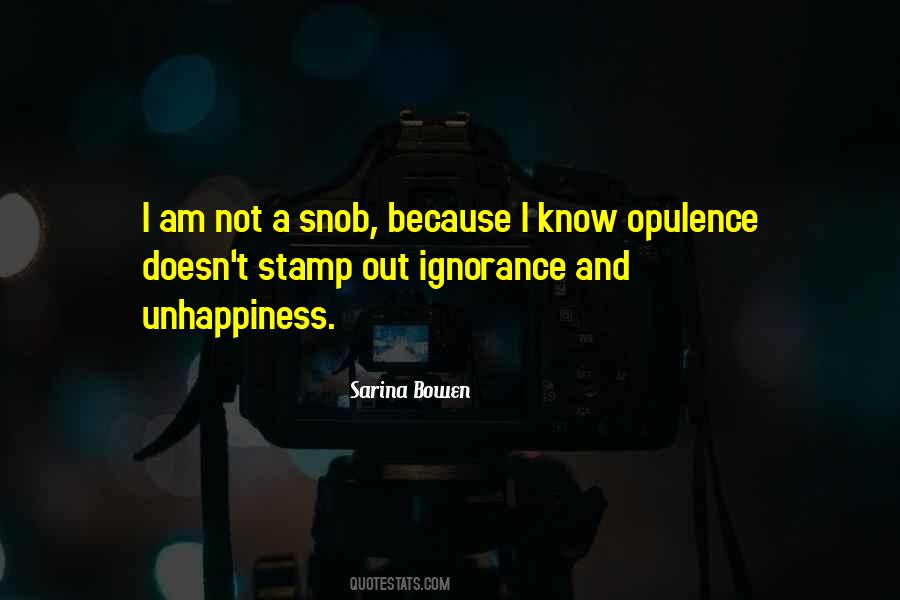 Quotes About Snob #418122