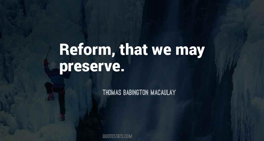 Quotes About Reform #1291768