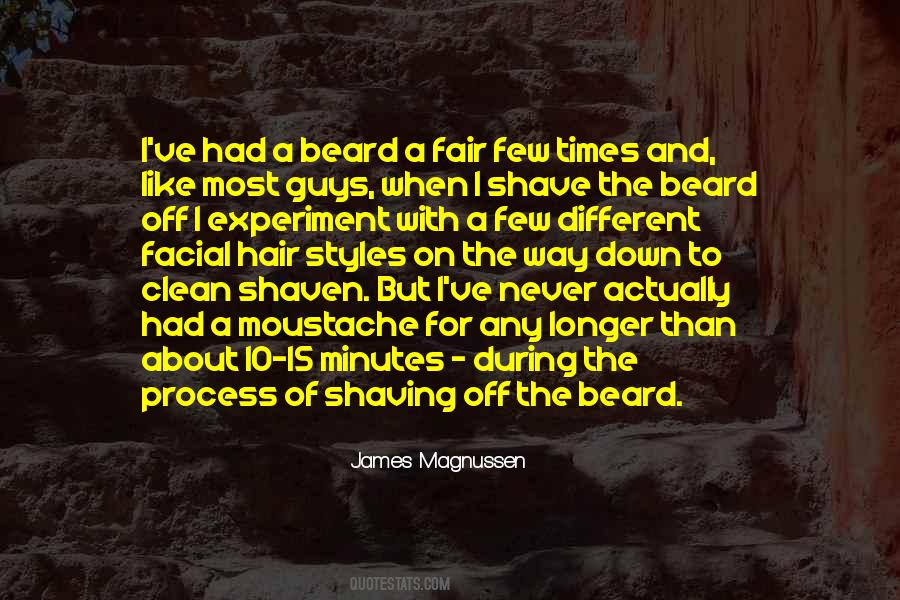 Quotes About Facial Hair #932846