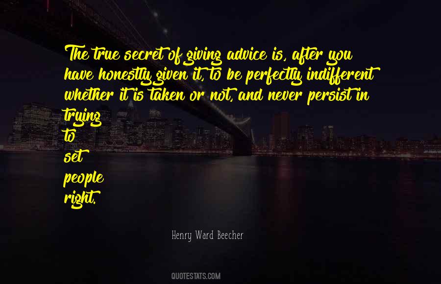 Quotes About Giving Advice #1560454