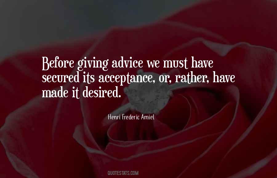 Quotes About Giving Advice #172865