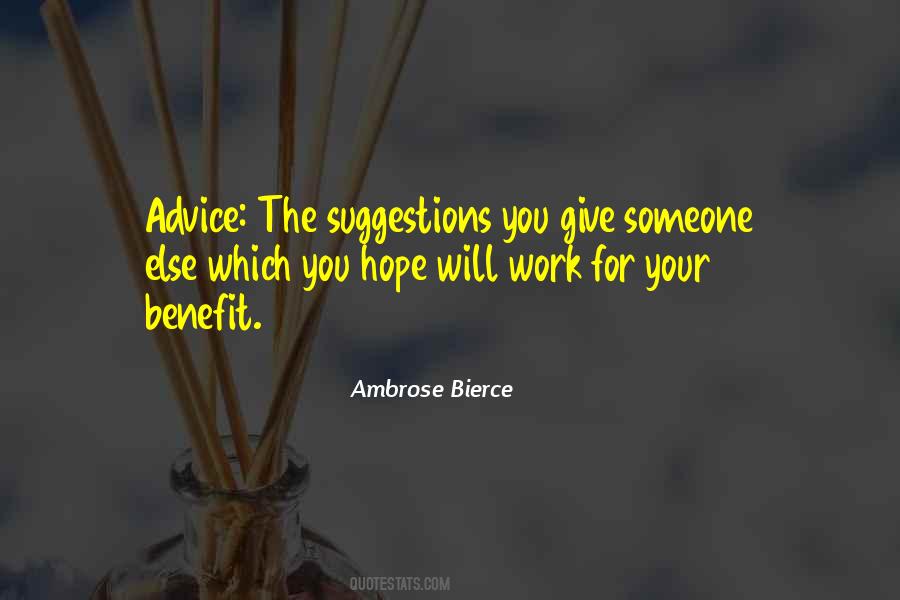 Quotes About Giving Advice #213590