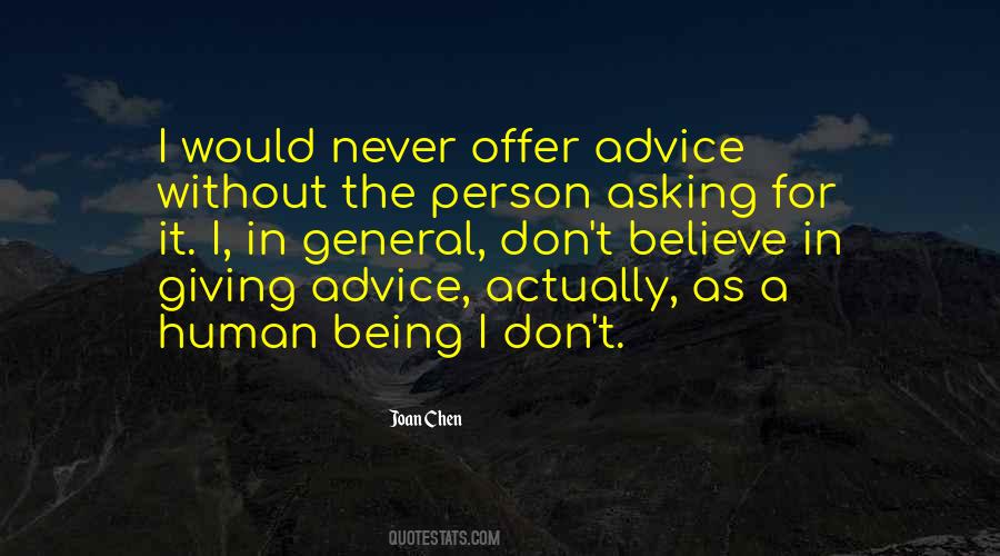 Quotes About Giving Advice #385758