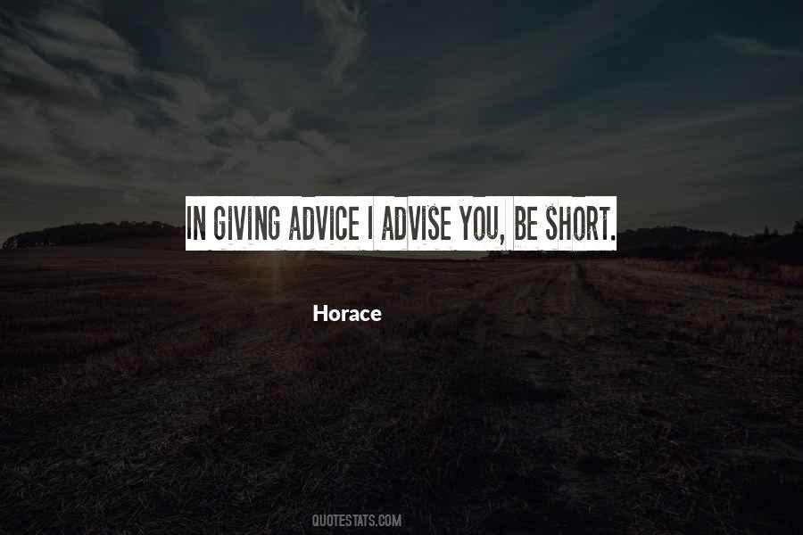 Quotes About Giving Advice #892177