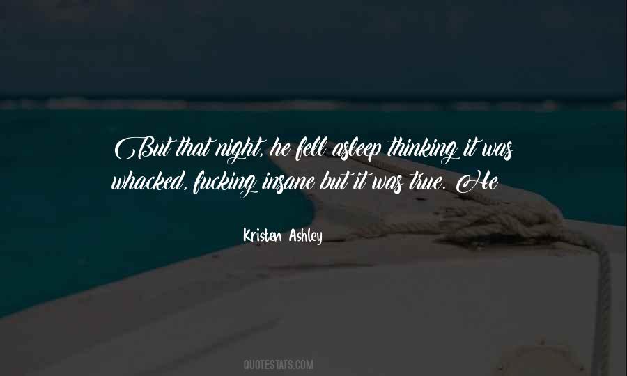 Quotes About That Night #1336045