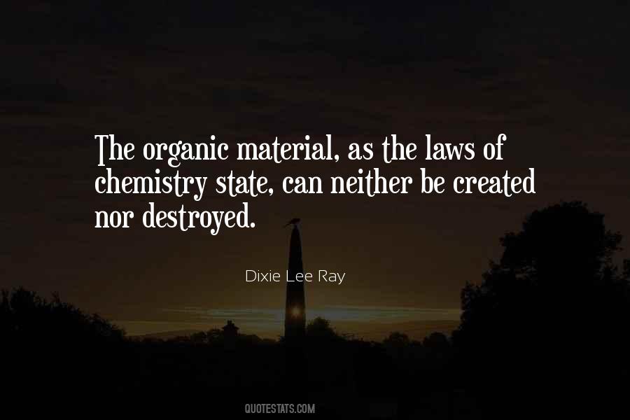 Quotes About Organic Material #1007148