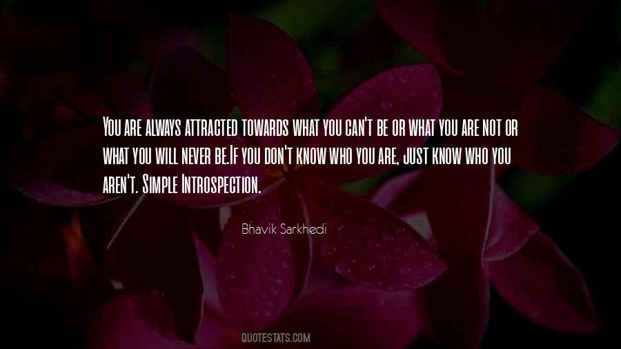What You Are Not Quotes #1253106