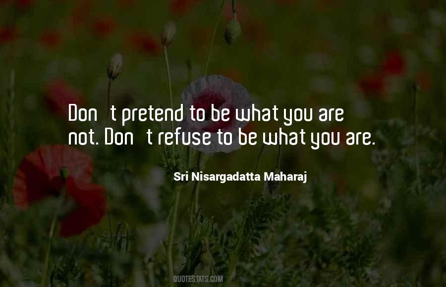 What You Are Not Quotes #1319630