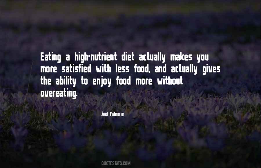 Quotes About Overeating #1566013