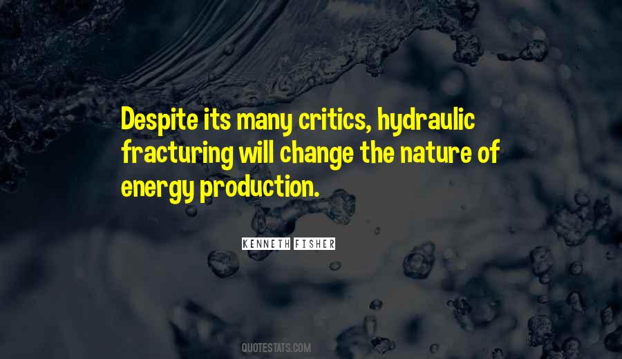 Quotes About Energy Production #629117