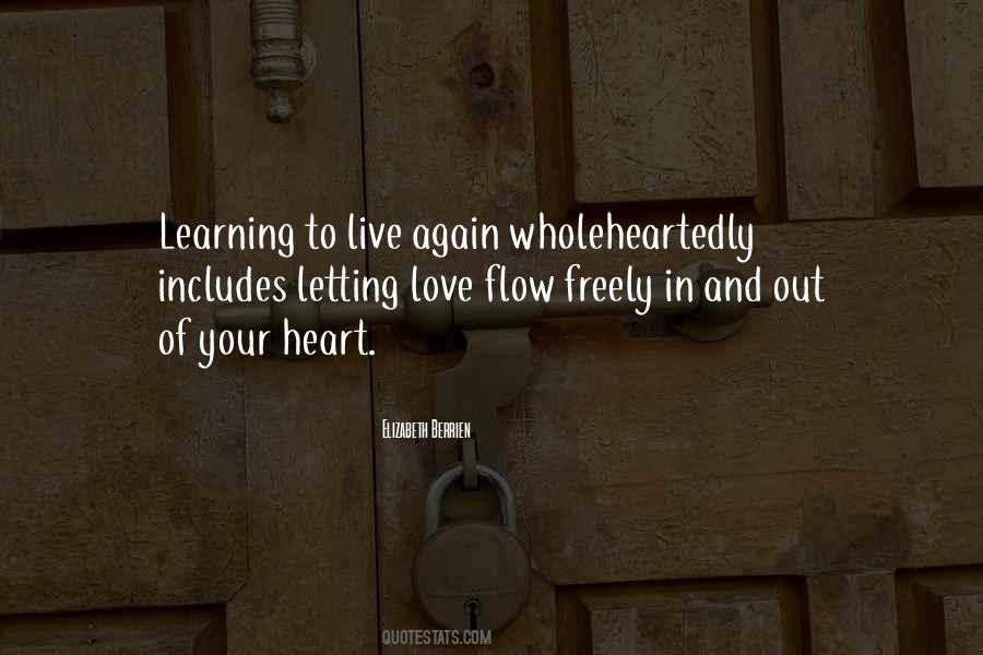 Quotes About Letting Someone Into Your Heart #99377