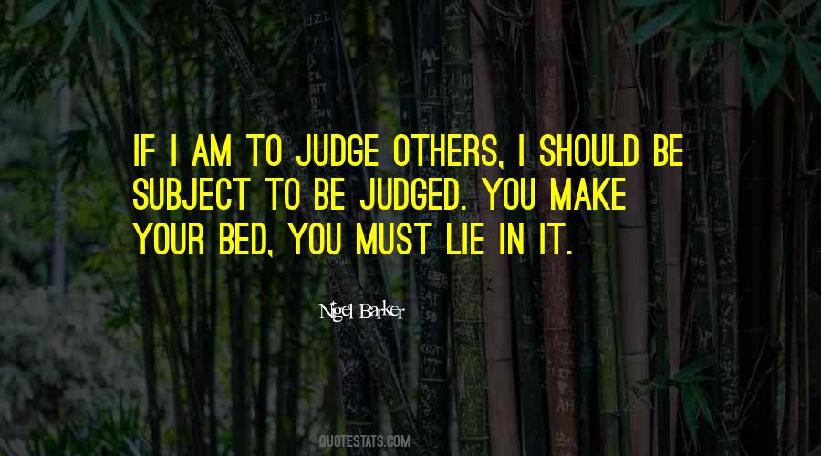Quotes About Judged #1190308