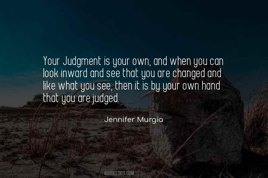 Quotes About Judged #1219601