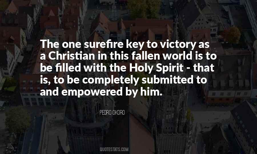 Christian Victory Quotes #1334318