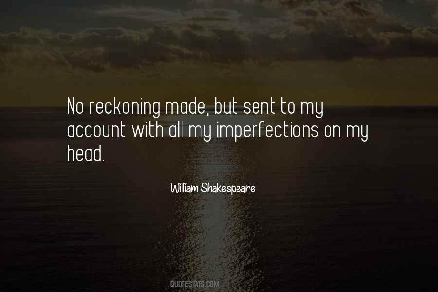 Quotes About Reckoning #775036