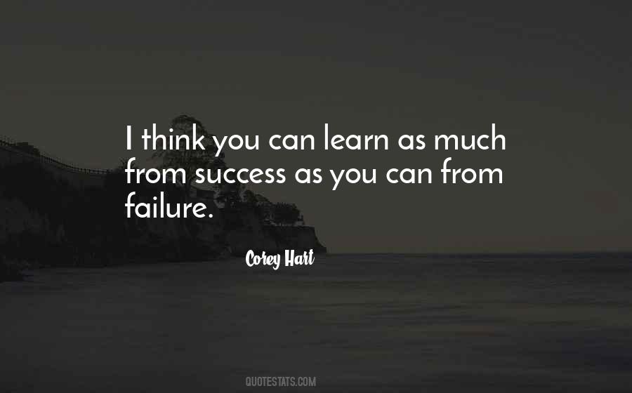 Quotes About Success From Failure #320617