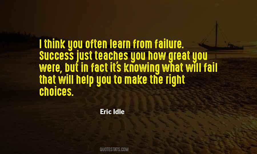 Quotes About Success From Failure #765972