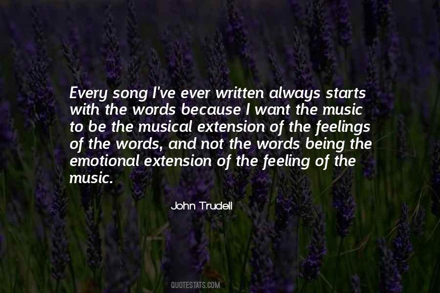 Quotes About Music And Feelings #1436031