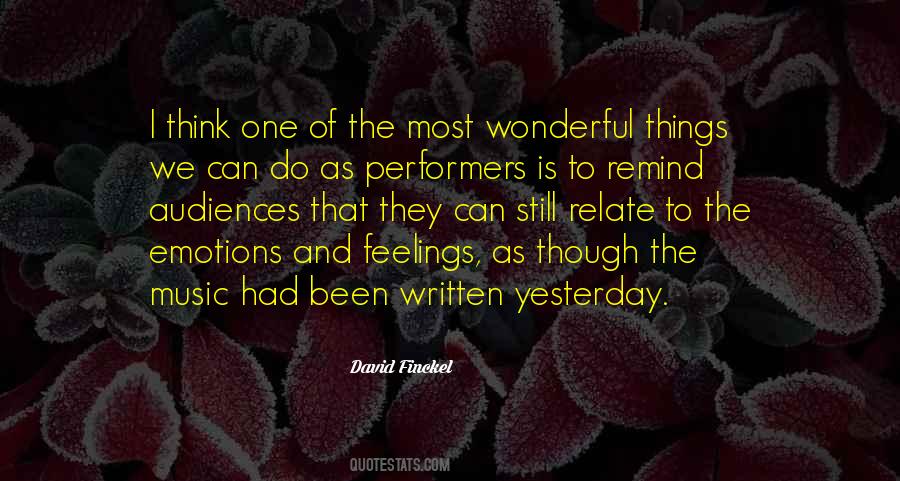 Quotes About Music And Feelings #451982