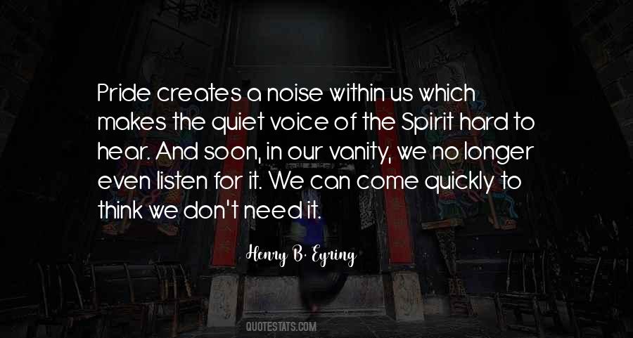 Quotes About Vanity And Pride #662077