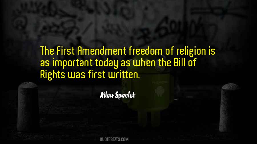 Quotes About First Amendment #1236737