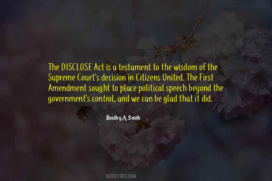 Quotes About First Amendment #1259707