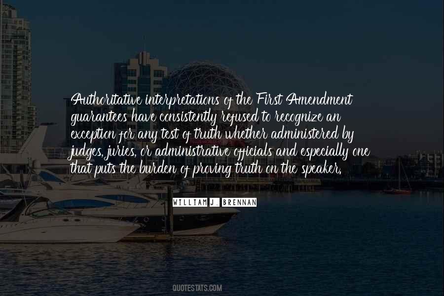 Quotes About First Amendment #1279538