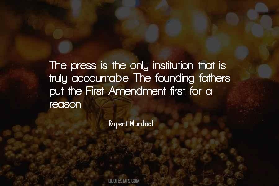 Quotes About First Amendment #1297534