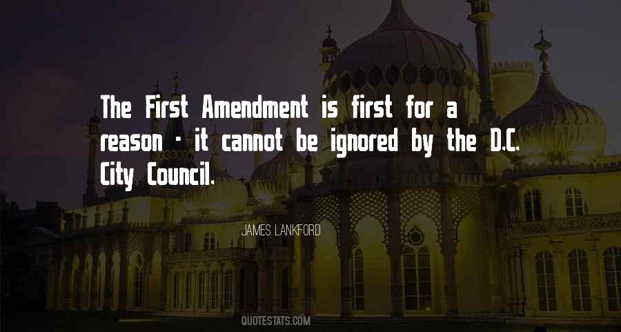 Quotes About First Amendment #1342538