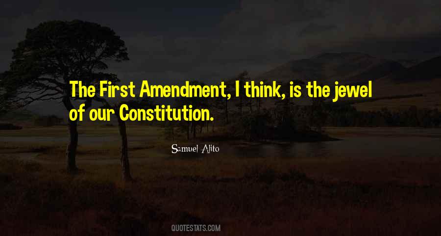 Quotes About First Amendment #1541683