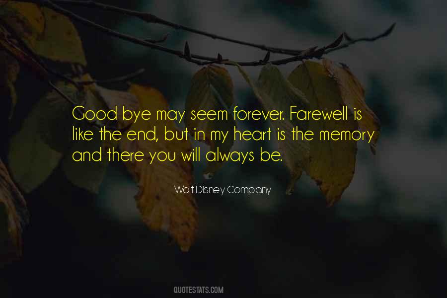 Quotes About Goodbye Forever #1104924