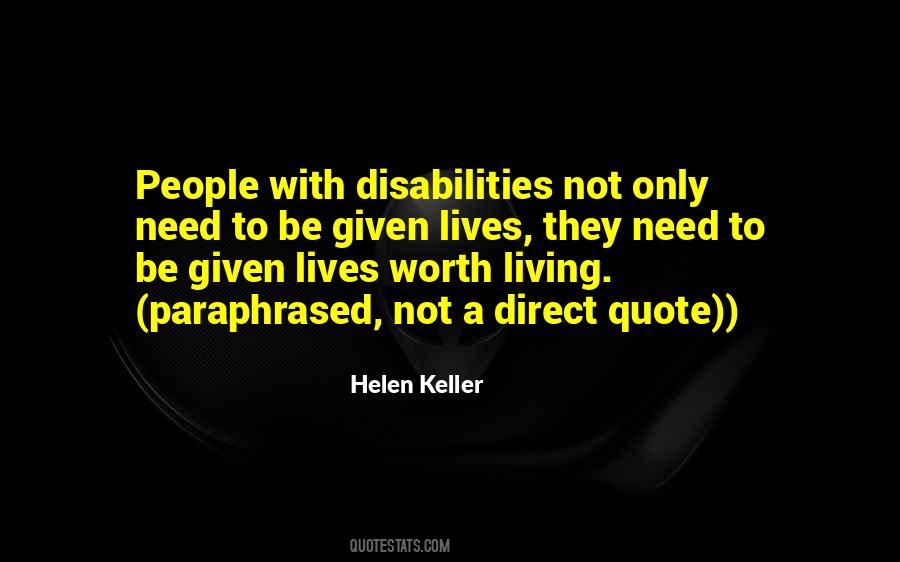 Quotes About Disabilities #51178