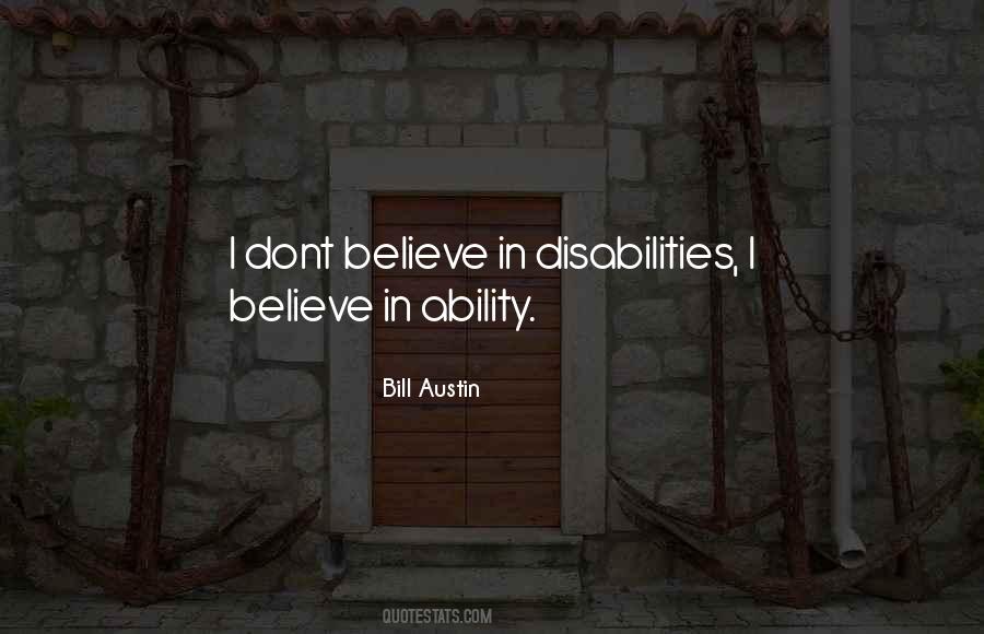 Quotes About Disabilities #542045