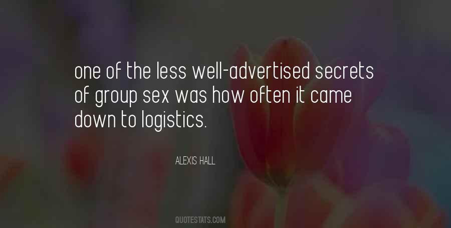 Quotes About Logistics #586892